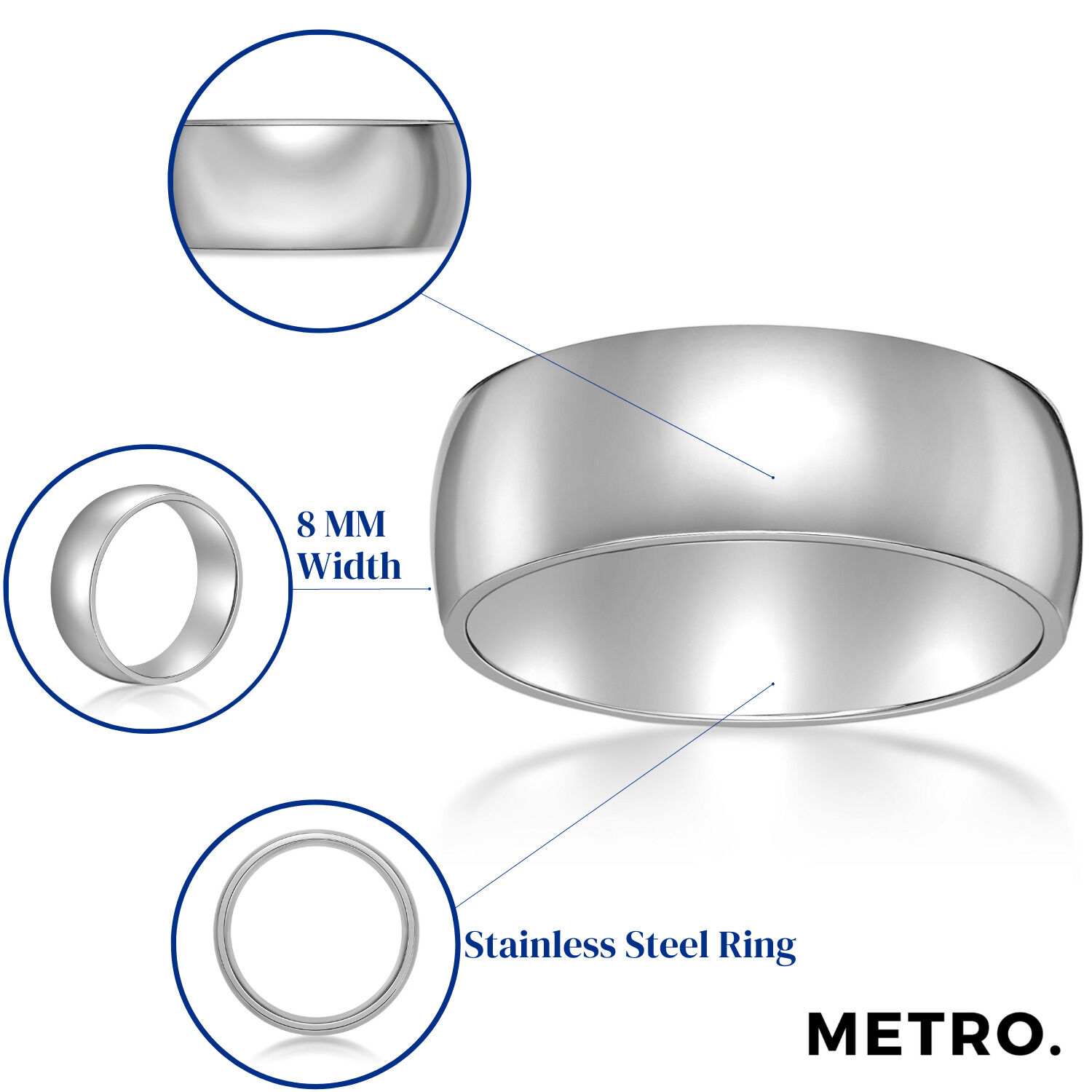 Cake Decor Heart Cake Ring Stainless Steel Cutter Heavy Ring (8 inch D –  Arife Online Store
