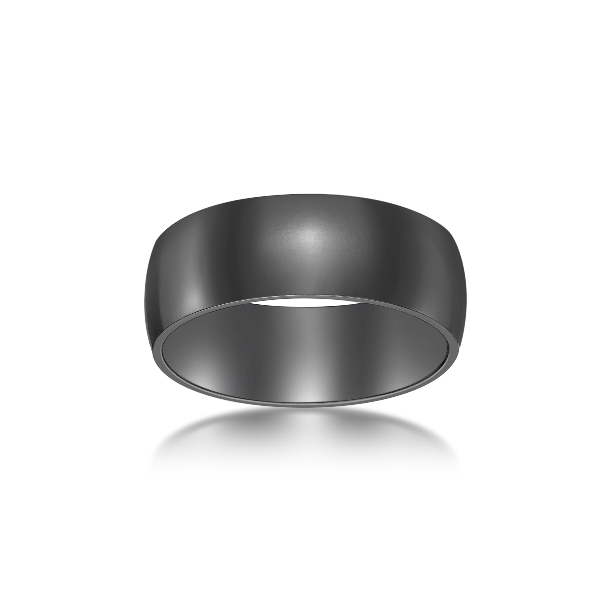 Men's Black Zirconium Ring - 8MM | Metro Jewelry