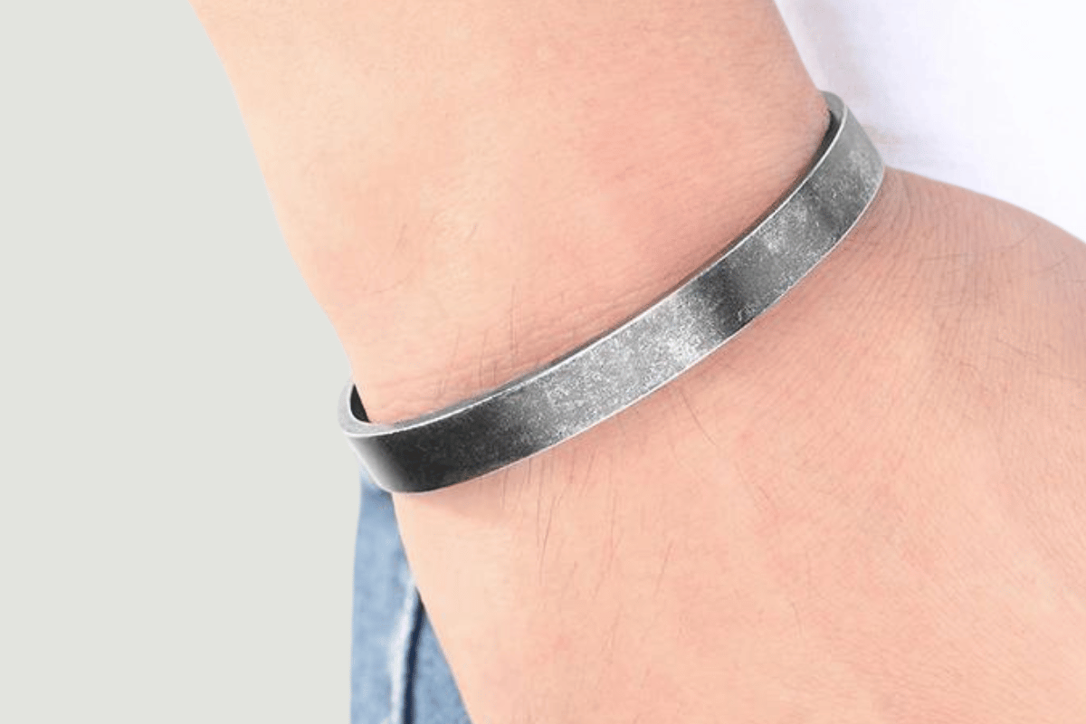 Bangle Bracelets Metro Jewelry Men's Stainless Steel (1)